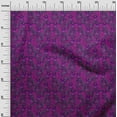 thumbnail image 3 of oneOone Cotton Flex Purple Fabric Tropical Leaf Fabric For Sewing Printed Craft Fabric By The Yard 40 Inch Wide, 3 of 5