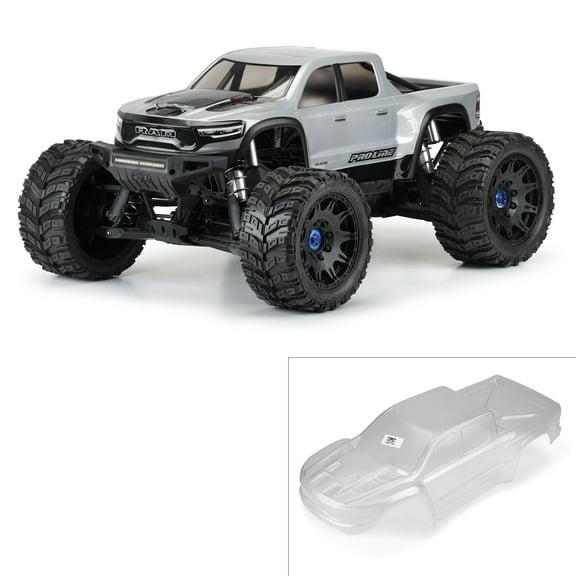 Pro-Line Racing Pre-Cut 2021 Ram 1500 TRX Clear Body X-MAXX PRO357417 Car/Truck  Bodies wings & Decals