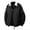 Black, variant on Women's Casual Bomber Jacket Sherpa Lined Warm Heavy Duty Zip Up Coat Plus Size Outwear​​, Coffee