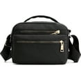 thumbnail image 1 of Bolso de hombro ligero e impermeable, bolso bandolera informal para mujer Negro, 1 of 5
