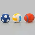 thumbnail image 6 of Eoperou Pet Dog Cat High Elastic Cotton Stuffed Latex Ball Toy Sounding Soccer Rugby, 6 of 8