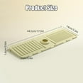 thumbnail image 2 of Sink Mat，Sink Faucet Mat Splash Guard， Kitchen Draining Mat Fast Drying Stone Sink Tray，For bathrooms Kitchen, 2 of 6