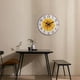 thumbnail image 4 of Reloj de pared con diseño de girasol europeo de 30 cm, reloj de pared decorativo para el hogar y la sala de estar., 4 of 4