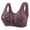 B234 Purple minimizer bras for women clearance under $5, variant on Bras under $5! Cagogo Women Front Closure Wireless Bras Plus Size Wirefree Full Coverage Supportive Everyday Bras No Underwire Comfortable Large Bust Bralettes Sleep Bra
