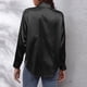 thumbnail image 2 of Camisa de manga larga de satén para mujer - Elegante blusa de imitación de seda - Corte holgado para la oficina o una fiesta, 2 of 5