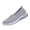 Gray, variant on IEMIEMIEM Women's Loafer Shoes Mesh Non Slip Slip On Casual Ballet Flat Nurse Walking Sneakers Knit Round Toe Casual Memory Foam Orthopedic Shoes Gray 6.5 Wide