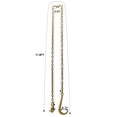 thumbnail image 4 of Grade 70 5/16 Inch x 10 Feets Transport Tow Chain J Hook Long Shank w/R T J Grab Hook Yellow Zinc - 3,700 lbs. Safe Working Load 2pcs, 4 of 5