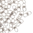 thumbnail image 4 of 50 piezas de conectores de llavero de doble bucle giratorio de aleación, accesorios de joyería 12mm, 4 of 9