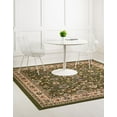 thumbnail image 3 of Rugs.com Yasmin Collection Rug – 8 Ft Square Green Medium Rug Perfect For Living Rooms, Kitchens, Entryways, 3 of 7