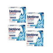 "4 Pack Biotene Dry Mouth Lozenges for Fresh Breath, Refreshing Mint, 27 ct each"