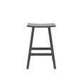 thumbnail image 4 of GARDEN 29" Inches Adirondack Plastic Outdoor Bar Stools (Set of 2), Gray, 4 of 7