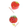 thumbnail image 1 of GUOOL 2 Sets Worms Insect ing Game Toys Wooden For Children Hand-eye Coordination Development Strawberry, 1 of 8