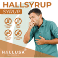 thumbnail image 6 of Hallusa Natural - HallSyrup 12 Oz - Turmeric Extract with 95% Curcuminoids - Ginger Extract, Raw Honey & Aloe Vera - Cold and Flu - Sore Throat, 6 of 7