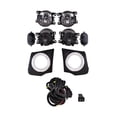 thumbnail image 1 of Set Faros Niebla L200 2016 A 2018 Mitsubishi Generica Con rejillas negras Con filo plata Con cables, 1 of 4