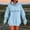 Light Blue, variant on EchfiProm Sweatshirt for Womens with Pockets Soft Floral Hoodies Oversized Hooded Long Sleeve Beige Pullover Womems Tunic Tops