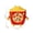 Red, variant on Cute Animal-Shaped Mini USB Fan Set – Whimsical Hamburger & French Fries Desktop Fans with Adjustable Speed, Rechargeable & Durable for Home Office Decor