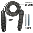 thumbnail image 2 of Jump rope, for Workout, Fitness - with Rapid Ball Bearing System and Memory Foam Handles, 2 of 5
