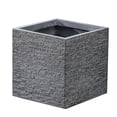 thumbnail image 2 of LuxenHome Square 12" H Gray MgO Planter Indoor and Outdoor, 2 of 2