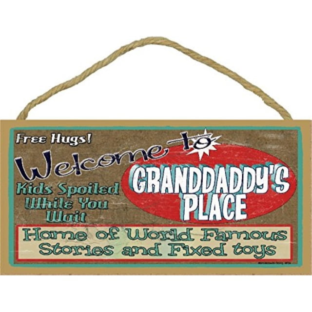 5x8 Sign Welcome to GRUMPY'S PLACE Man Myth LEGEND Grandpa Grandfather Greatest