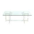 thumbnail image 4 of Milan Amanda 50" Glass Floating Base Cocktail Table in Clear, 4 of 6