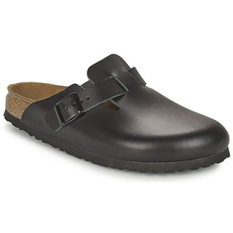 BIRKENSTOCK Naples Oiled Leather Clogs - Moccasin Comfort with