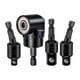 thumbnail image 2 of 3 Piezas 1/4 Pulgada 3/8 Pulgada 1/2 Pulgada Adaptador de Llave de Vaso Extensión 360 degree Rotación Universal Junta Giratoria, Herramientas de Mano Eléctr Negro y mayimx Adaptador de enchufe, 2 of 7