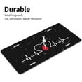thumbnail image 5 of Heartbeat Phlebotomist Phlebotomy Syringe Blood Full License Plate 6" x 12" Aluminum Decorative Front License Plates Metal Car Plate Novelty Vanity Tag Cover with 4 Holes Car Decor Accessory, 5 of 9