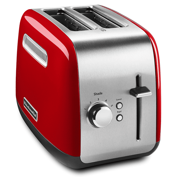 Tostador KitchenAid KMT2115ER 2 Rebanadas Palanca de Elevación Manual Rojo