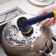 thumbnail image 4 of Fiudx Ofertas y liquidaciones Fregadores, cepillo de limpieza con 3 cabezales de cepillo, cepillo de fregado recargable para baño, fregadores de ducha para limpiar ventanas, fregaderos de cocina y pl, 4 of 7