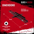 thumbnail image 3 of Black Widow Pro Anodized Aluminum Dirt Bike Carrier, 400 Pound Capacity, Black, 3 of 9