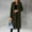 Green, variant on Rigardu Overcoat for Women Winter Long Winter Coats for Women Double Breasted Classic Lapel Outerwear Casual Trench Coat Windbreaker Solid Jackets Womens Coats Khaki S