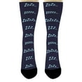thumbnail image 4 of ThisWear Dry Humor Gifts Not Sleeping I'm just Resting My Eyes Funny Message Sock 1-Pair Novelty Crew Socks, 4 of 5