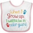 thumbnail image 3 of Inktastic Future Color Guard Member Boys or Girls Baby Bib, 3 of 4