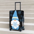 thumbnail image 5 of Uemuo Christmas Gnome Snowflake Printed Washable Luggage Cover - Fashion Suitcase Protector Fits 18-32 Inch Luggage -X-Large, 5 of 9