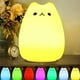 thumbnail image 5 of Luz nocturna para niños, luz nocturna de gato lindo, lámpara de noche de noche de gato lindo, lámpara de noche LED de color, rendimiento sólido, 5 of 8