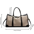 thumbnail image 4 of SPEKSEE Canvas Large Duffle Bags for Women Large Capacity Vintage Design Travel Shoulder Bags Slouchy Hobo Handbag, 4 of 9