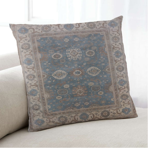 Ahgly Company Indoor Square Mid-Century Modern Throw Pillow, 18 inch by 18 inch