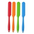 thumbnail image 1 of Juego de 4 espátulas de silicona resistentes al calor para repostería, crema, mantequilla, espátulas para mezclar masa, raspador antiadherente, flexible, herramienta para cocinar y hornear, 1 of 5