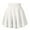 White, variant on Charmgo Pleated Skirts for Women, Women's Solid Color Basic Versatile Stretchy Flared Casual Pleats Mini Skirt Long Skirts for Women, Skirts for Women Trendy Summer Green L