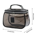 thumbnail image 4 of 1pc New Retro Vintage Vanity Bag, Large Capacity Makeup Organizer for Women, Waterproof Transparent Toiletry Bag, Portable Skincare Storage Case, Travel Cosmetic Bag for Ladies, Gifts for Mon (Beige), 4 of 5