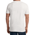 thumbnail image 2 of Hanes Men's Perfect-T Triblend T-Shirt, UPF 40+ Sun Protection, Soft Cotton Blend Tee, Eco White, M, 2 of 5
