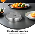 thumbnail image 3 of HONMEET 2-Pack Stainless Steel Kitchen Food Covers Heat Retaining Round Dome Grill Lids for Cooking, 3 of 8