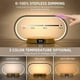 thumbnail image 2 of Bedside Lamp with Wireless Charging, LED Touch Table Lamp USB Night Light, Bamboo Desk Lamp for Bedroom -Qin, 2 of 5