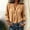 Yellow, variant on Women's Long Sleeve Vintage Blouse Loose Fit Classic Casual V-Neck Tops Fashion Dressy Vacation Work Clothes Purple