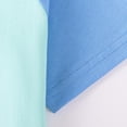 thumbnail image 5 of Zanarzt Toddler Baby Boy Clothes Toddler Boy Cotton Short Sleeve Shirt Shorts Set Summer Clothes Outfits Sky Blue,6-7 Years, 5 of 6