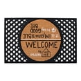 thumbnail image 4 of 4 Cats & Dogs: Round Core Refill for 24 x 24" Convertible Entrance Mat, Hello & Goodbye, 4 of 6