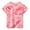 Pink, variant on School Uniform Shirts Kids Boys Girls Striped Short Sleeve Crewneck T Shirts Tops Tee Clothes for Children Print Camo Loose Fit T-shirts Green 5-6 Years