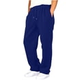 thumbnail image 2 of Hvarlaun Kids Sweatpants Baggy Wide Leg Jogger Pants for Boys and Girls with Pockets, Elastic Waist Drawstring Adjustable Hem Casual Lounge Pants, Sizes 4-15 Years, 2 of 3