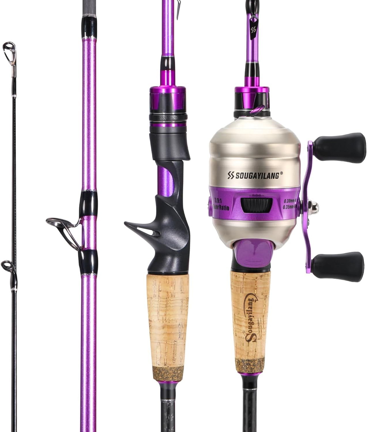 Daiwa Carbon Case Travel Spinning Rod and Reel Combo Kit