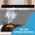 thumbnail image 6 of Blue Ocean ® 30" 760 CFM Stainless Steel Wall Mount Kitchen Range Hood (RHKE3), 6 of 11